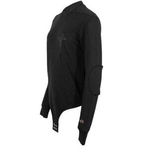 Rick Owens x Champion LS Body Chest Pentagram Sweater XS Black Defect New